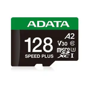 ADATA MicroSDXC 128 GB Speed Plus + SD adaptér
