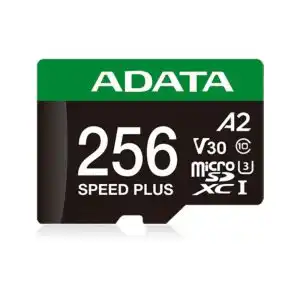 ADATA MicroSDXC 256 GB Speed Plus + SD adaptér