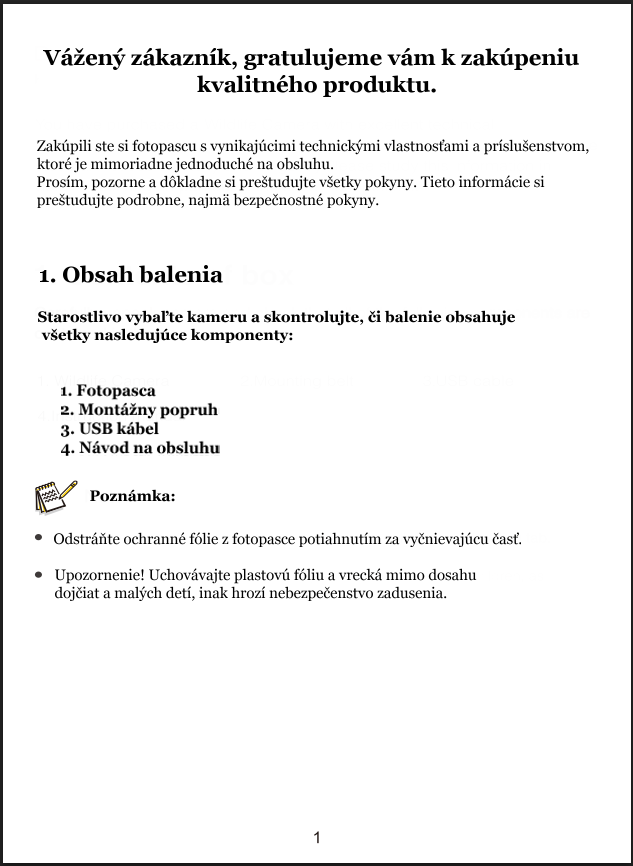 Návod na požitie - solárna fotopasca WildLifeBlog Solar Elite